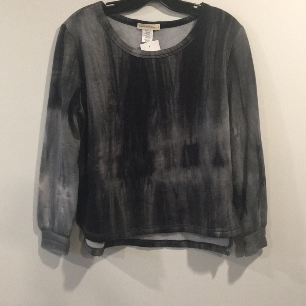 ANTHROPOLOGIE PEBBLE AND STONE Tie Dye Sweater S